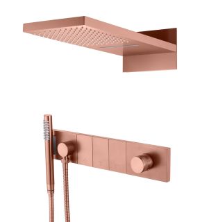 Душевой комплект Boheme Zodiac 132-CB брашированная медь